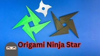 How to Make a Paper Ninja Star  shuriken  origami  Origami Boomerang  Easy Paper NINJA STAR [upl. by Ecnadnac762]