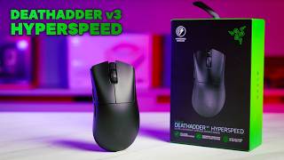 Razer Deathadder V3 Hyperspeed  Unboxing and First Impressions [upl. by Adnylg]