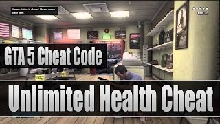 GTA 5 Cheat Code InvincibleUnlimited Health Cheat Code For Xbox 360 amp PS3 [upl. by Adiaroz]