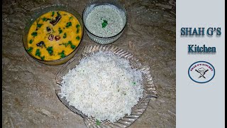 Dal chawal with Akhrot ki Chatni Recipe by Shah GS Kitchen [upl. by Eanar]