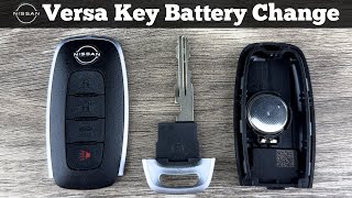 How To Replace 2023  2024 Nissan Versa Remote Key Fob Battery  Change Replacement Key Batteries [upl. by Annibo]