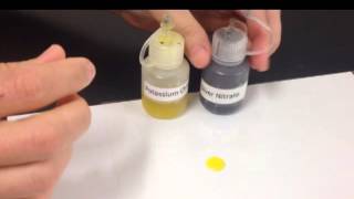 Potassium Chromate and Silver Nitrate [upl. by Aneehsak309]