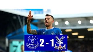 Everton vs Crystal Palace 21 All Goals amp Extended Highlights [upl. by Yrellam]