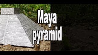 DIY Maya pyramid from paper [upl. by Curran724]