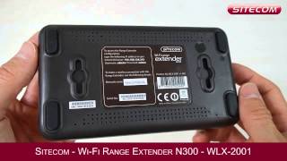 Sitecom Wi Fi Range Extender N300 WLX 2001 [upl. by Euqor]