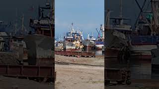 Undocking of steel light boat ⛵ shortvideo [upl. by Squires]