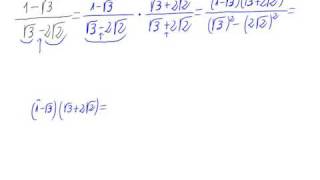 Racionalización Con sumas o restas de raíces en denom [upl. by Miguelita]