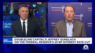 Fed will likely cut rates again in December says DoubLine Capitals Jeffrey Gundlach [upl. by Ahsikram]