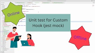 jest test custom hooks  jest mock react custom hook jest reactapp webappdevelopment [upl. by Lema]