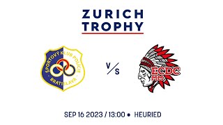 Zurich Trophy Game 3 SKP Bratislava vs ECDC Memmingen [upl. by Orose]