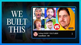 How My Epic LazarBeam VS YouTubers Clash Succeeded Case Study [upl. by Kinsley]