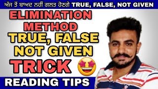 True False not given IELTS tips [upl. by Buderus]