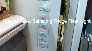 How to Reset Samsung Fridge Filter [upl. by Orlena934]