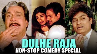 Dulhe Raja NonStop Comedy Special Video  Govinda Kader Khan Johnny Lever Raveena Tandon [upl. by Devora]