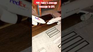 FedEx’s daily message to UPS 💀 christmas freecomedy funny memes edit speedpost [upl. by Leinadnhoj]