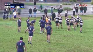 HIGHLIGHTS Super 8 Rugby First XV 2024  Tauranga Boys College v New Plymouth Boys High [upl. by Matthei]