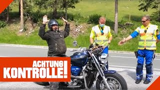 quotDrück mal ein Auge zuquot Biker sammelt Punkte 12 Kabel Eins  Achtung Kontrolle [upl. by Noj686]