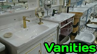 Vanities at Diamond Sanitary  Wahroom Accessories  Bathroom Accessories  Vanity Designs [upl. by Cannon]