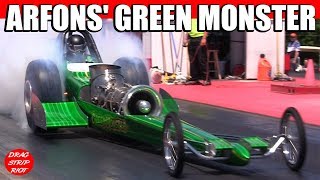 Jet Car Drag Racing Arfons Green Monster Nostalgia Classic [upl. by Xuaegram]