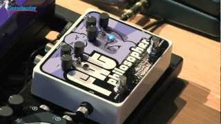 Pigtronix FAT Philosopher CompressionSustainOverdrive Pedal Demo  Sweetwater Sound [upl. by Tamarra]