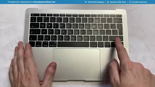 How to replace all keycaps on a MacBook Pro A1706 A1707 and A1708 2016  2018 [upl. by Elmaleh]