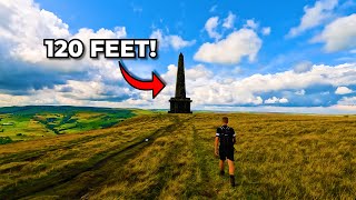 Hiking to a 120 foot tall Monument  Stoodley Pike [upl. by Ahselet]