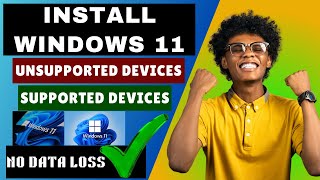 Install Windows 11 on Unsupported Devices  Supported Devices  No Data Loss  Sam Tech Support [upl. by Ayhdiv131]