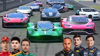 Every F1 Drivers Fastest ROAD CAR Race [upl. by Ancelin]