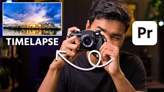 How to Create a Timelapse from PHOTOS in Premiere Pro [upl. by Regdirb]