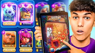 USEI O NOVO DECK DA TELA DE CARREGAMENTO natalino NO CLASH ROYALE 🎄🎅 [upl. by Akinak945]