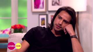 Luke Pasqualino On Being A Heartthrob  Lorraine [upl. by Oidiple]