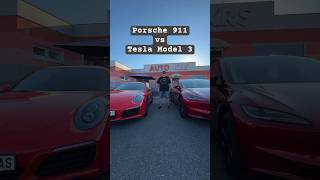 Majitel Porsche a Tesly v nevážně míněném “rozstřelu” 😀 [upl. by Kryska]