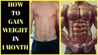 How to Gain Weight Fast in 1 month Naturally for both Men amp Women  Top 5 tips with Diet Plan [upl. by Mcarthur298]