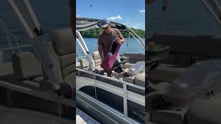 A quickdeploying fullcoverage pontoon fender that stays in place fender pontoon boats lake [upl. by Esirrehc893]