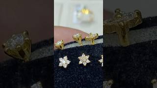 diamond nose pin only 185Riyal diamond diamondnosepin gold jewellery goldnecklace [upl. by Mureil]