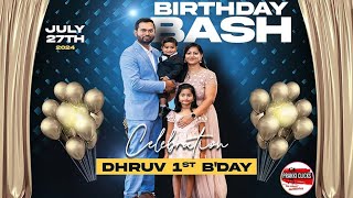 PrakkiClicks  Dhruv 1st Birthday Party  Venango Trails  Pittsburgh USA [upl. by Chancey277]