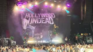 Everywhere I Go by Hollywood Undead LIVE  PNC Music Pavilion Charlotte NC 8324 [upl. by Yahsed]