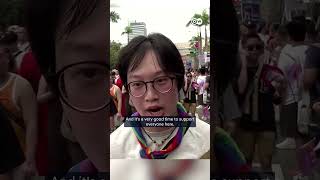 180000 people take part in Taiwan Pride parade  DW News [upl. by Urias259]