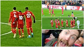 MATIP SALAH MANE AND VVD GOAL FEST LIVERPOOL 60 LEEDS UNITED  MATCH VLOG [upl. by Asp315]