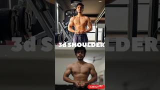 UNDERRATED WORKOUT 💪  For 3D Shoulder shoulder trending workout tips viral motivation pose [upl. by Lerrad]