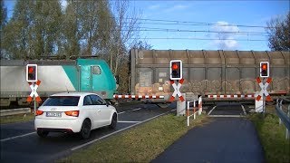 Spoorwegovergang Gildehaus D  Railroad crossing  Bahnübergang [upl. by Trellas]