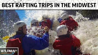 Best Whitewater Rafting Trips In The Midwest  Wildman Adventure Resort [upl. by Vonni]