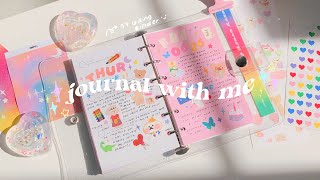 journal with me 🦋✨🍬 in my six ring binder [upl. by Lak729]