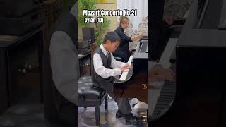 Mozart Concerto No21 in C Major K467 Dylan 10 shortspiano mozart concerto21 [upl. by Leirbaj]