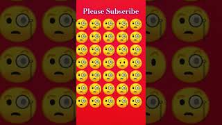 Find odd emoji test eyes 🤫 ll emoji challenge lltrending viral shorts pleasesubscribe emoji yt [upl. by Aisauqal977]