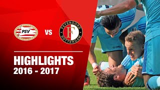 Highlights  PSV  Feyenoord  Eredivisie 20162017 [upl. by Lanctot]