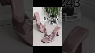 Meesho Beautiful Heels with price trending fashion heels sandals [upl. by Yannodrahc]