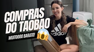 Compras do TAOBAO  MUITO BARATO [upl. by Namruht5]