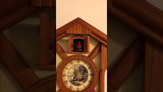 Thomas Kinkade Clock 9517 [upl. by Oecam]