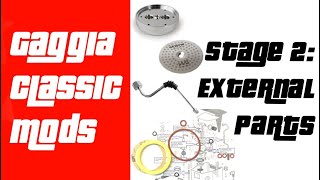 Gaggia Classic Mods Stage 2  Steam Wand Shower Screen Dispersion Plate [upl. by Tybi]